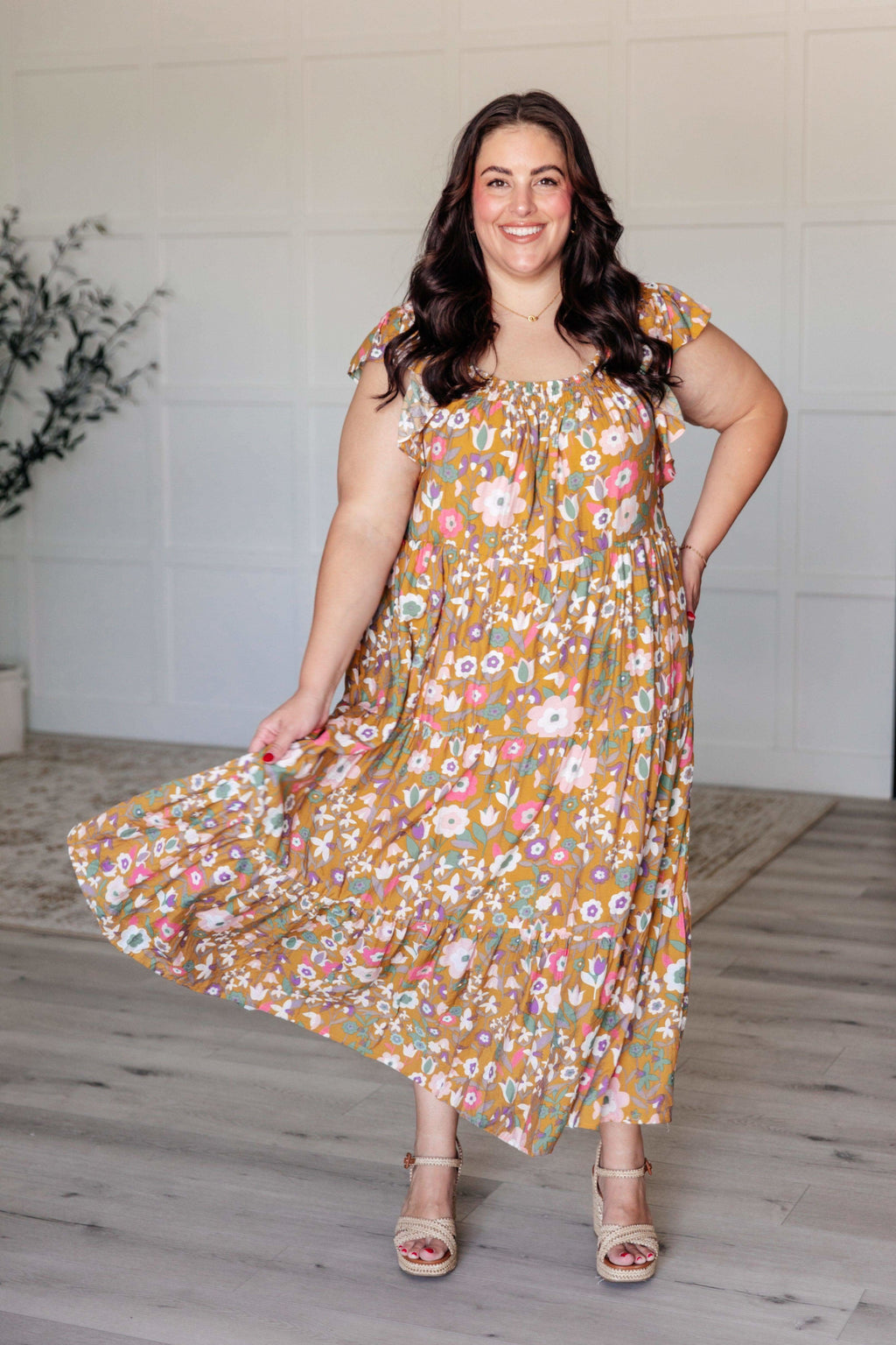 I Done It Good Flutter Sleeve Dress in - Dresses photo