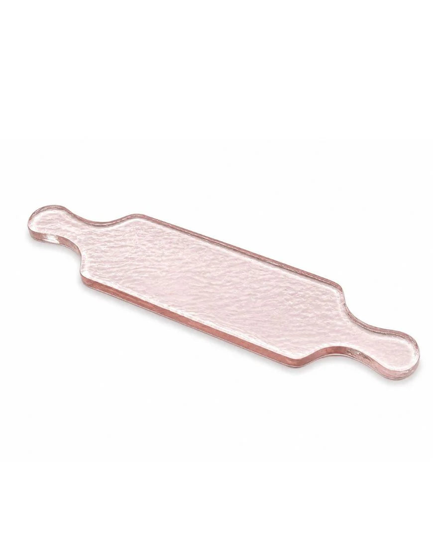 Hammered Glass Long Serving Boards in Blush - Kitchen & Dining photo