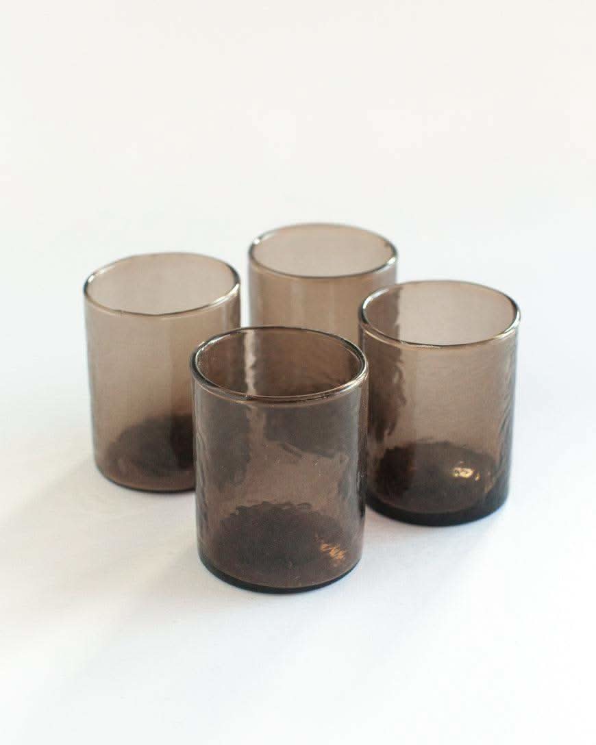 Handblown Hammered Glasses | Set of 4 - SwagglyLife Home & Fashion