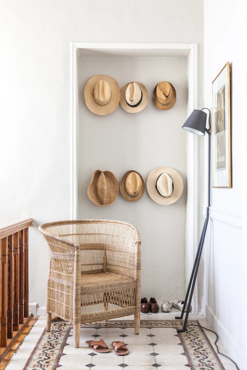 Handcrafted Malawi Cane Accent Chair in - Decor photo