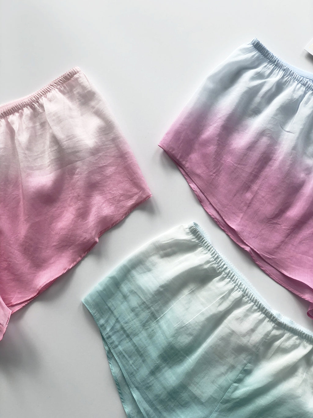 Sheer Gradient Shorts in - SHORTS photo