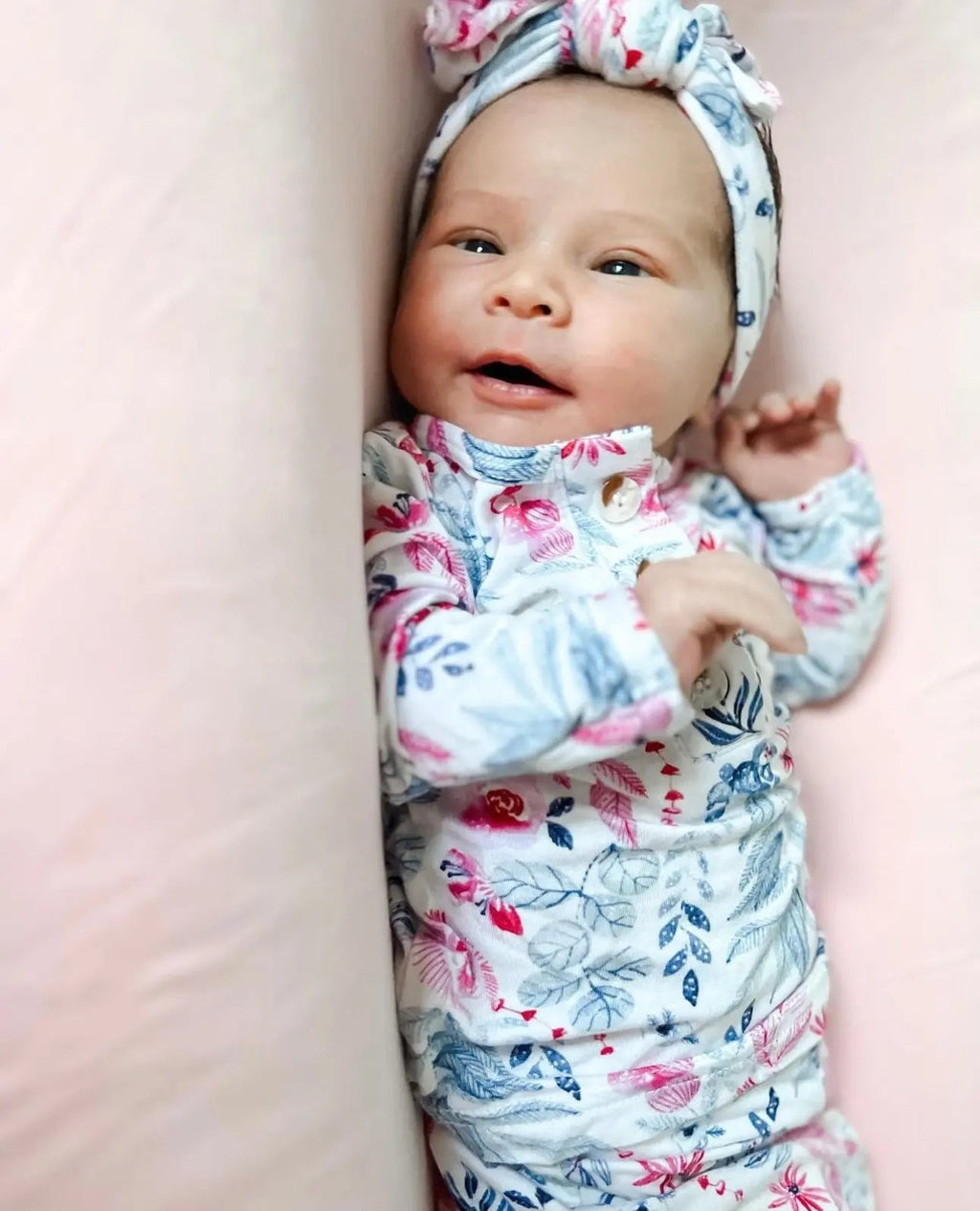 Newborn Outfit, Baby Outfit, Baby Girl Coming Home Outfit - Bloom in - Onesies photo
