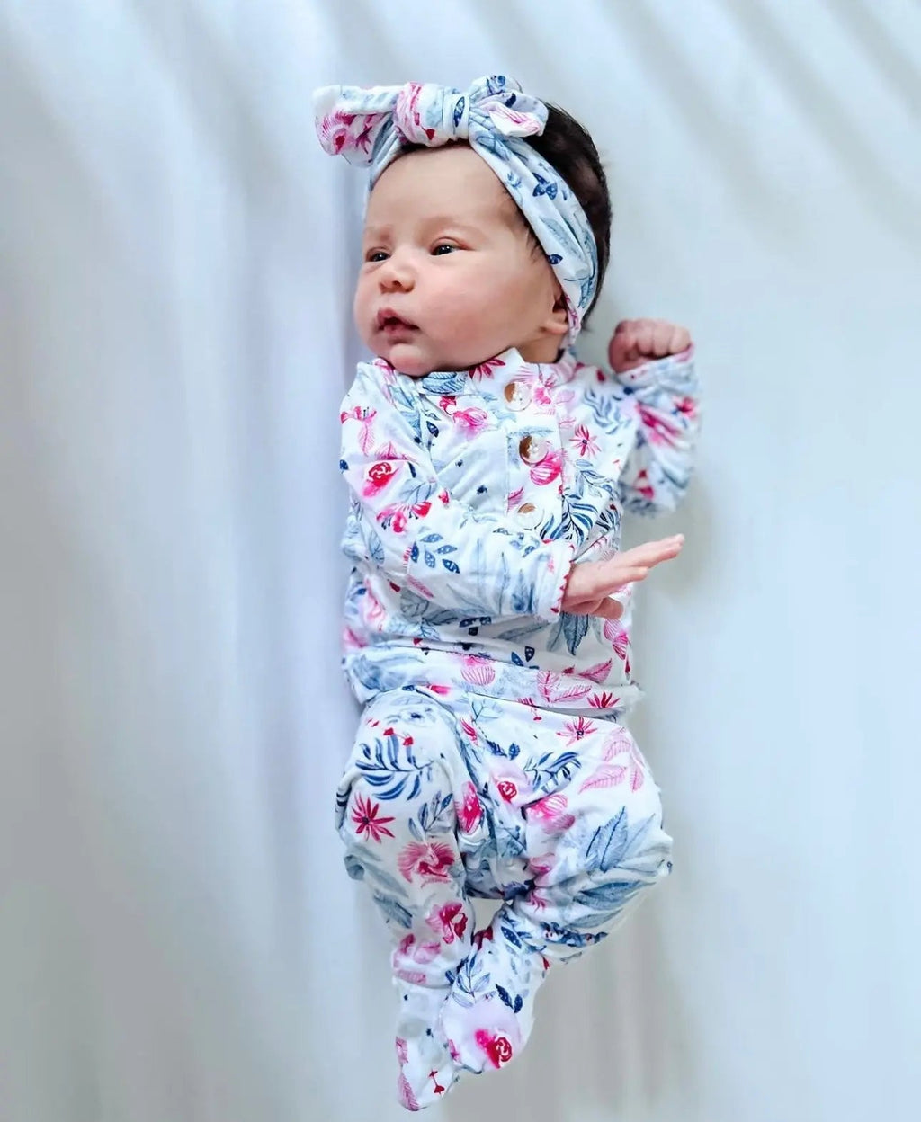 Newborn Outfit, Baby Outfit, Baby Girl Coming Home Outfit - Bloom in - Onesies photo