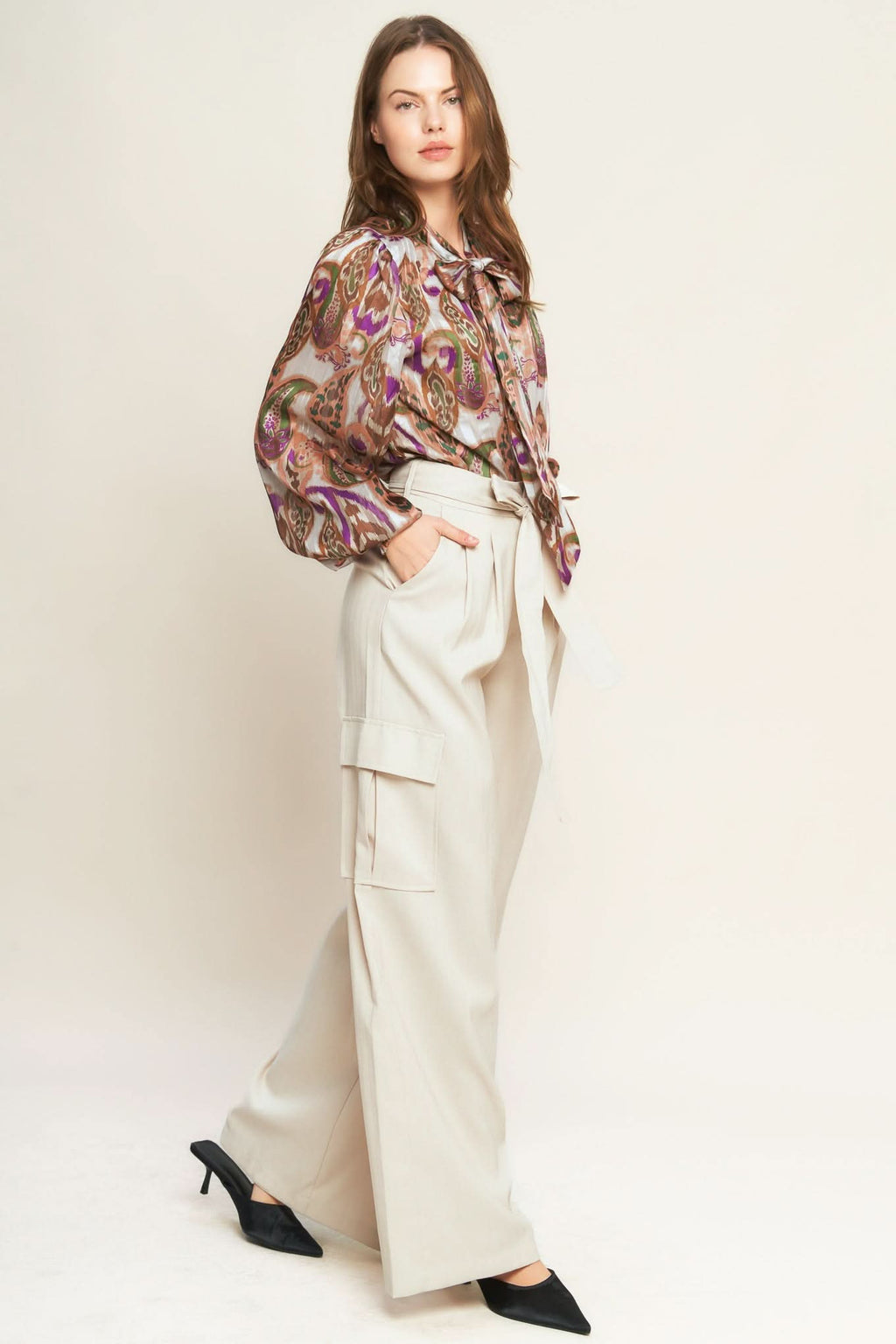 FOR THE LAST TIME WOVEN PANTS in - PANTS photo