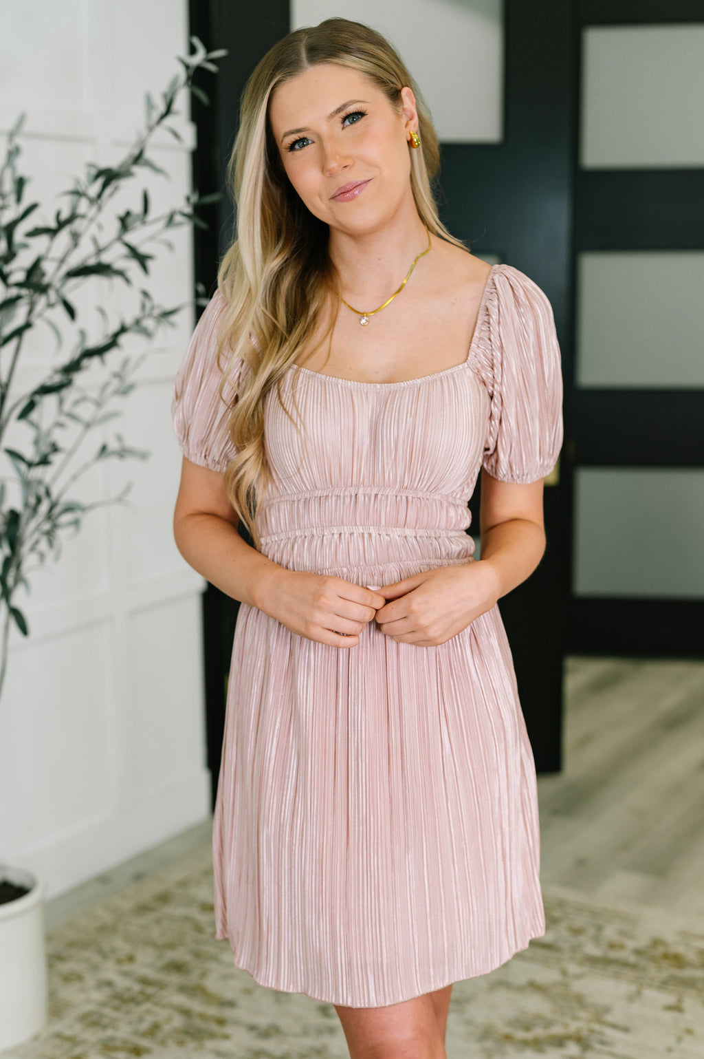 It's For the Aesthetic Balloon Sleeve Dress in - Dresses photo