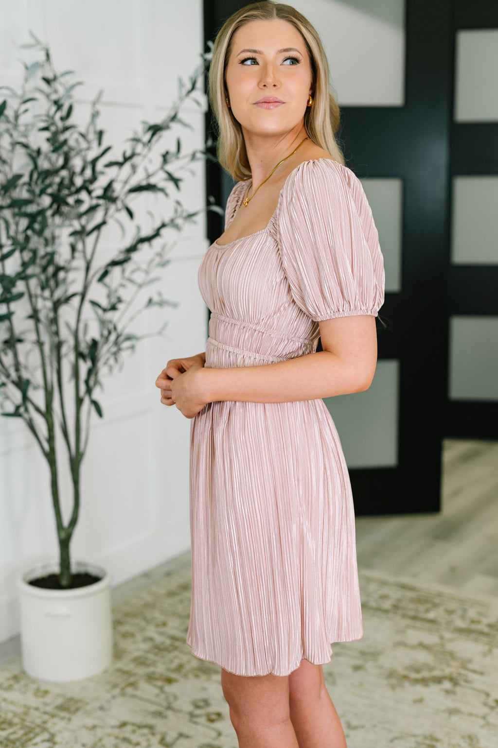 It's For the Aesthetic Balloon Sleeve Dress in - Dresses photo