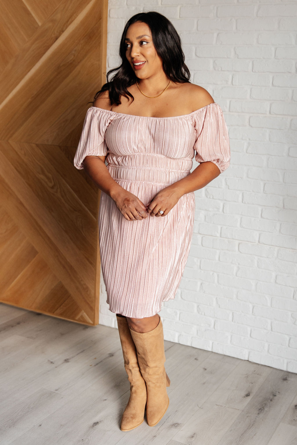 It's For the Aesthetic Balloon Sleeve Dress in - Dresses photo