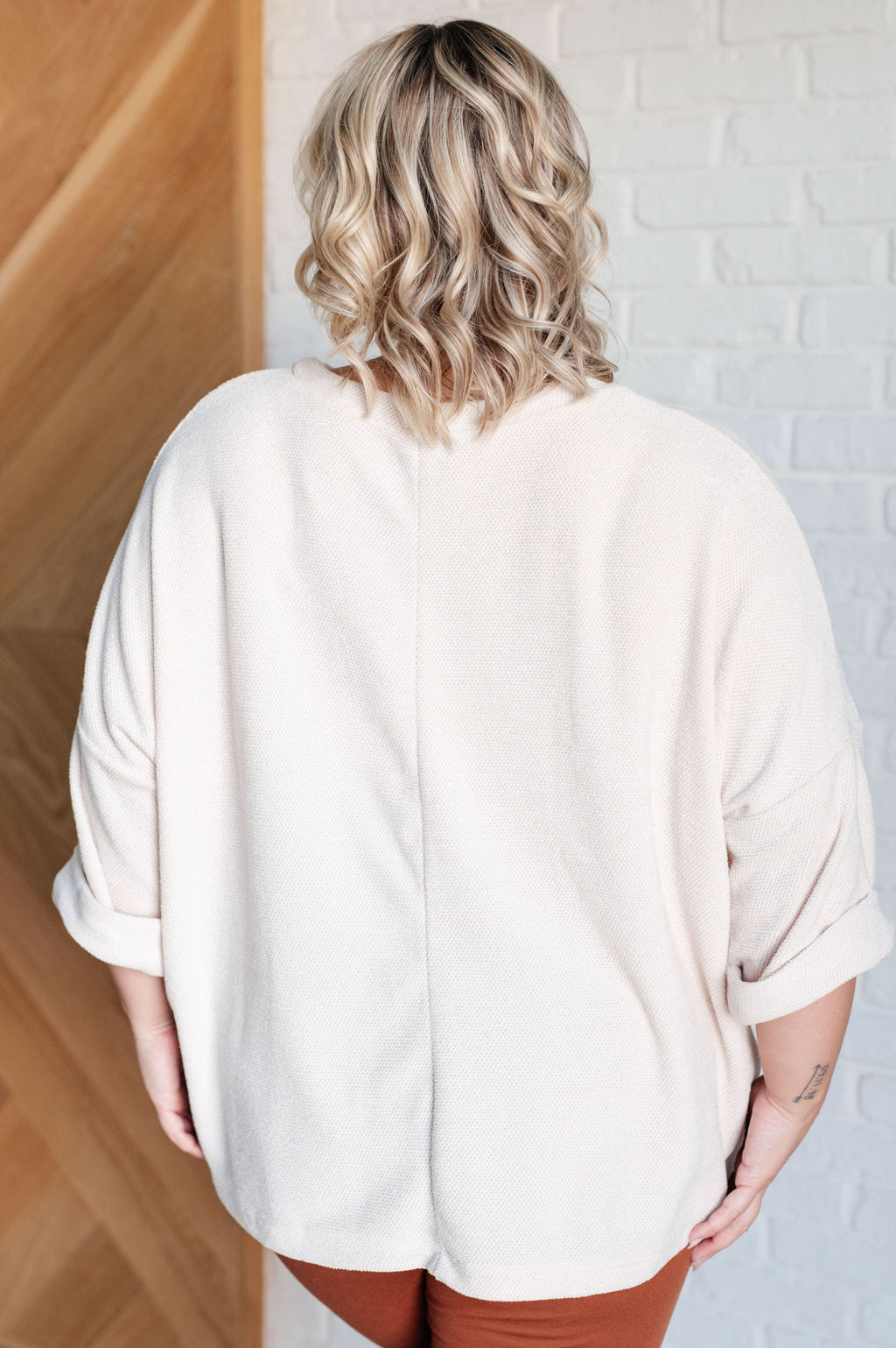 Ivory Thoughts Chenille Blouse in - Tops photo