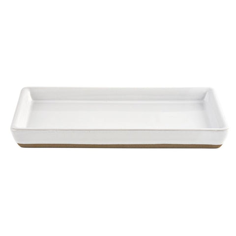 White Stoneware Tray - SwagglyLife Home & Fashion White Stoneware Tray - SwagglyLife Home & Fashion