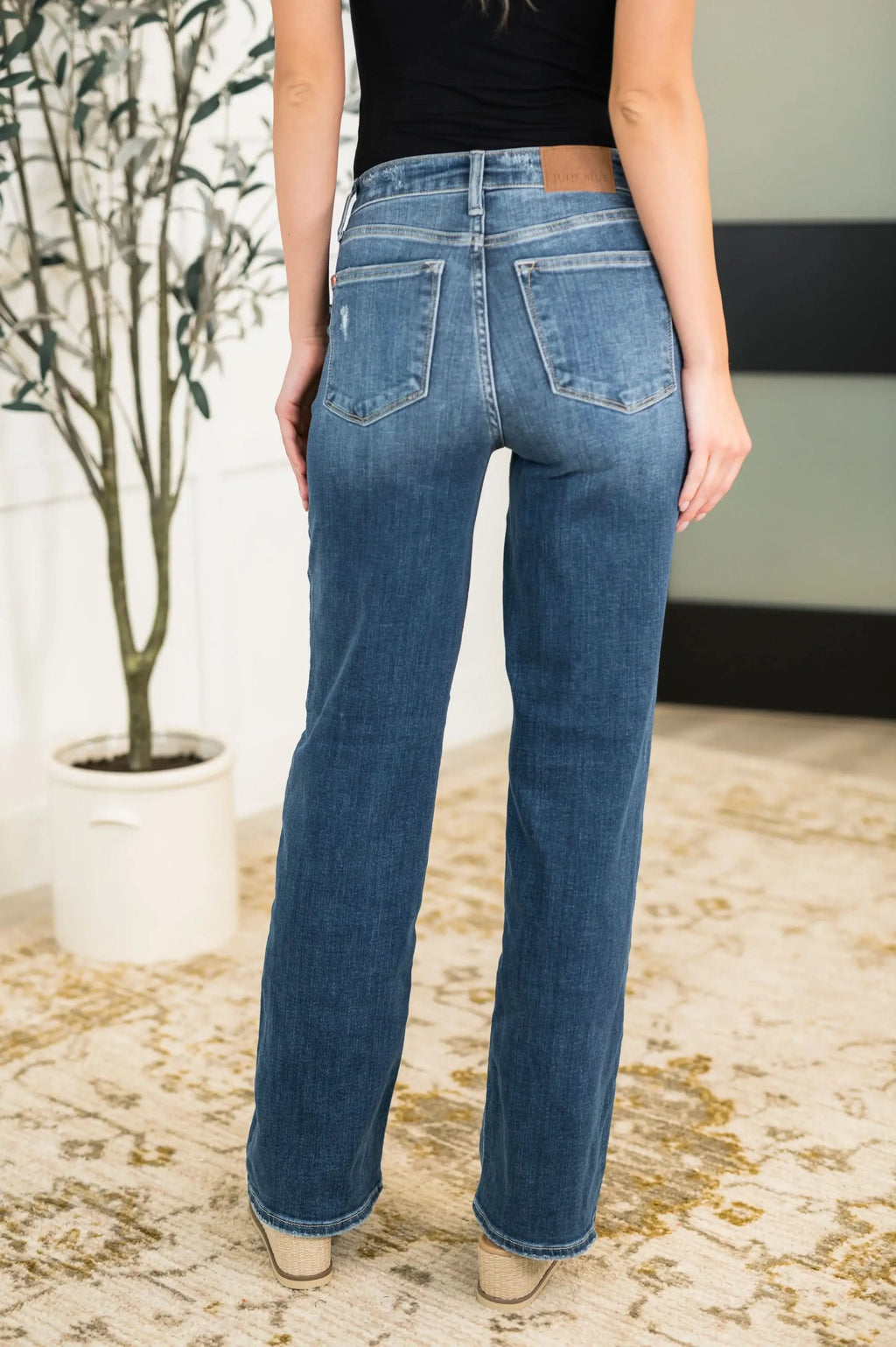 Julia High Rise 90's Straight Leg Jeans in - Womens photo