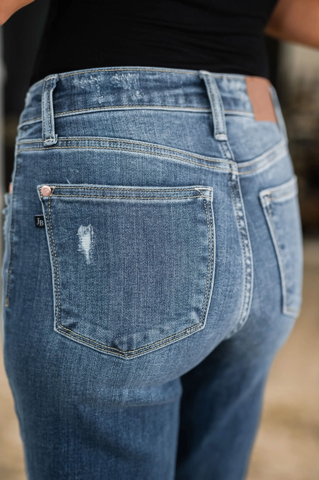 Julia High Rise 90's Straight Leg Jeans in - Womens photo