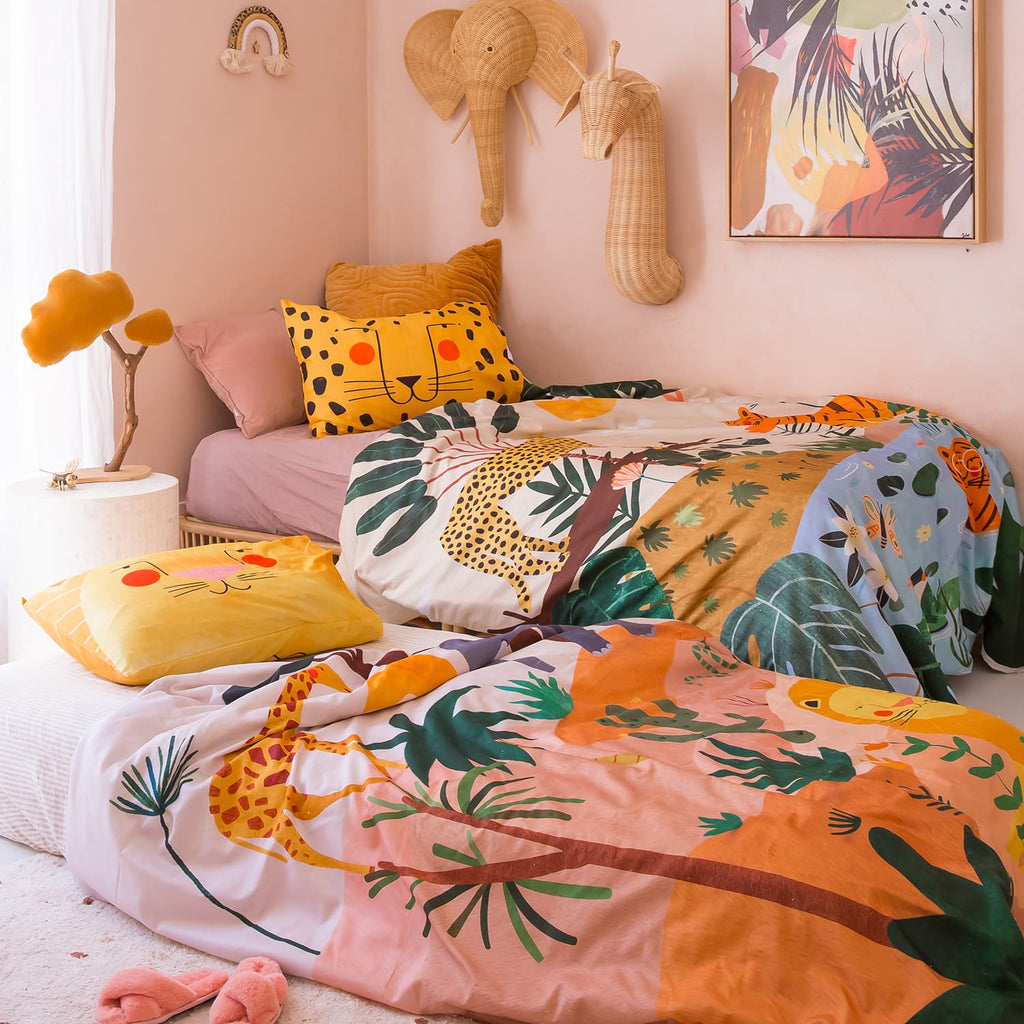In The Savanna Duvet & Pillowcase in Twin - Big Kid Bedding photo