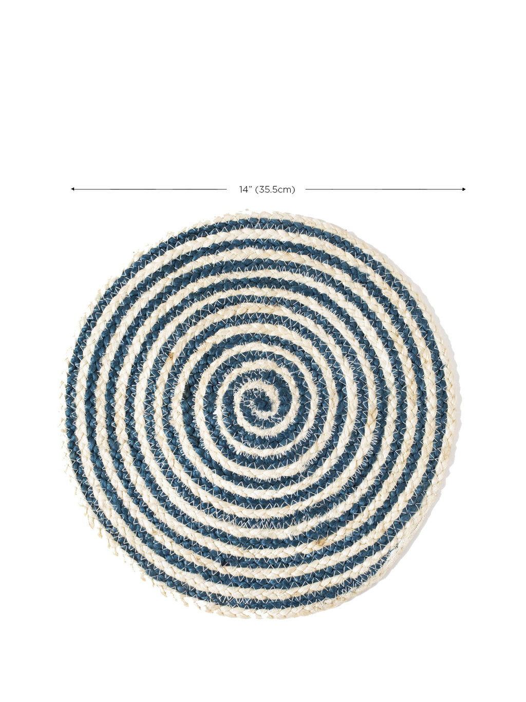 Kata Spiral Placemat - Blue (Set of 4) in - KITCHEN photo