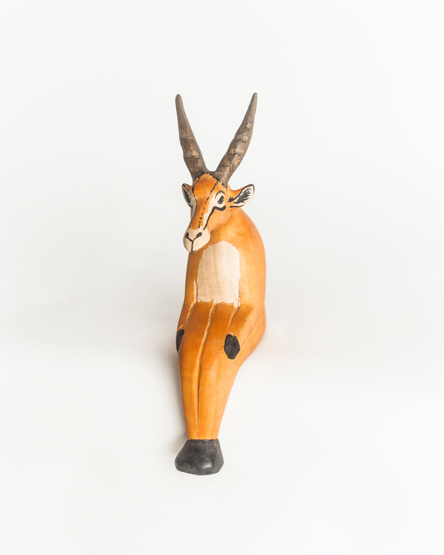Hand-carved Impala Shelf Sitter in Default Title - Decor photo