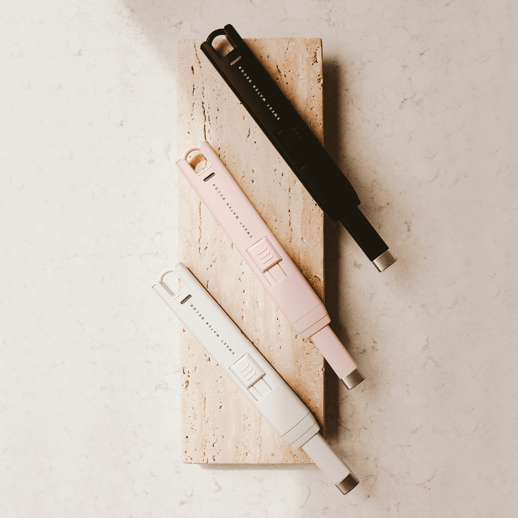 Sweet Water Decor | Slate White Large Electric Lighter in - Rechargeable Lighters photo