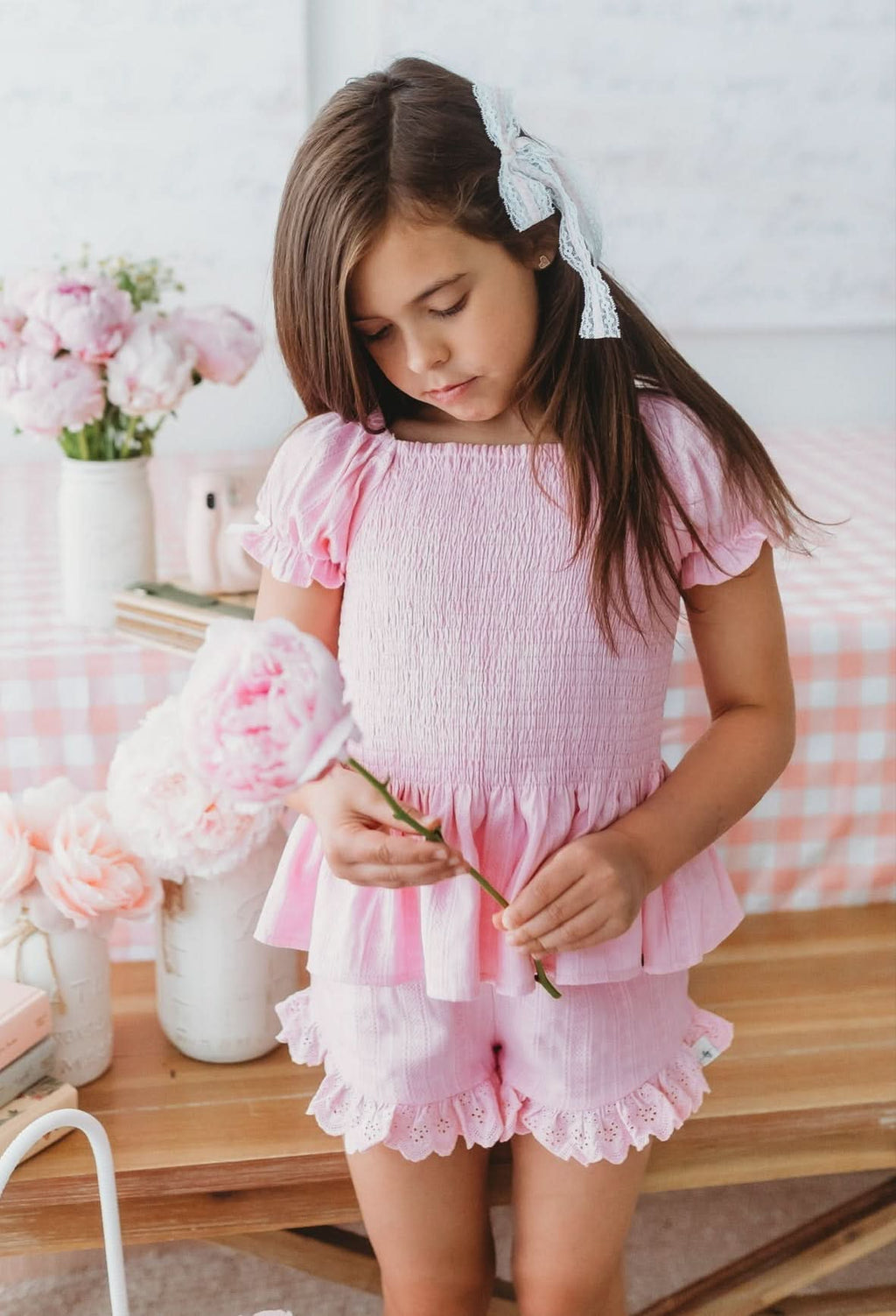 Cotton Candy Pink Short Set in - Outfit Sets photo