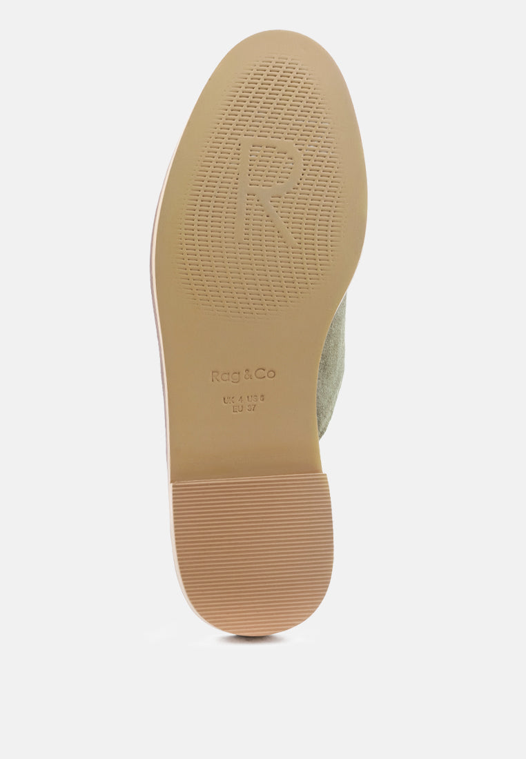 Rag & Co. Lia Handcrafted Canvas Mules in - Mules photo