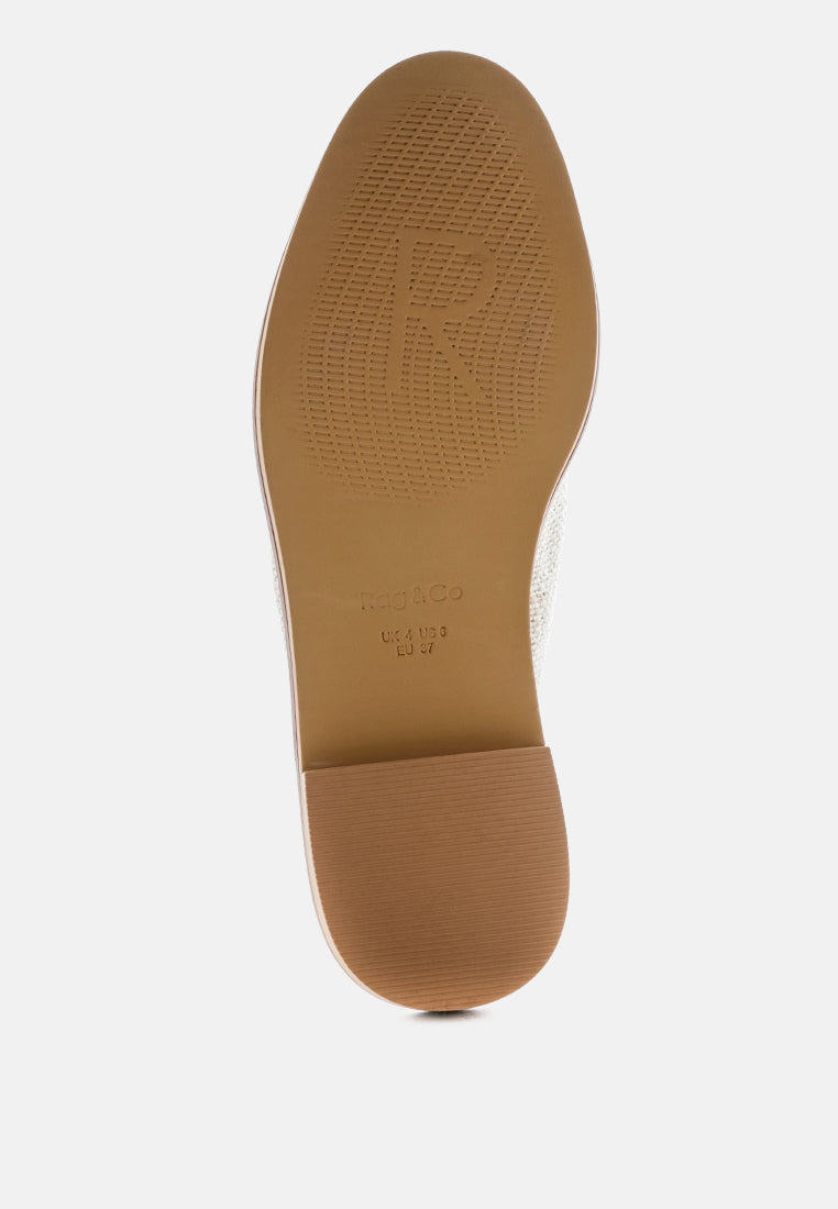 Rag & Co. Lia Handcrafted Canvas Mules in - Mules photo