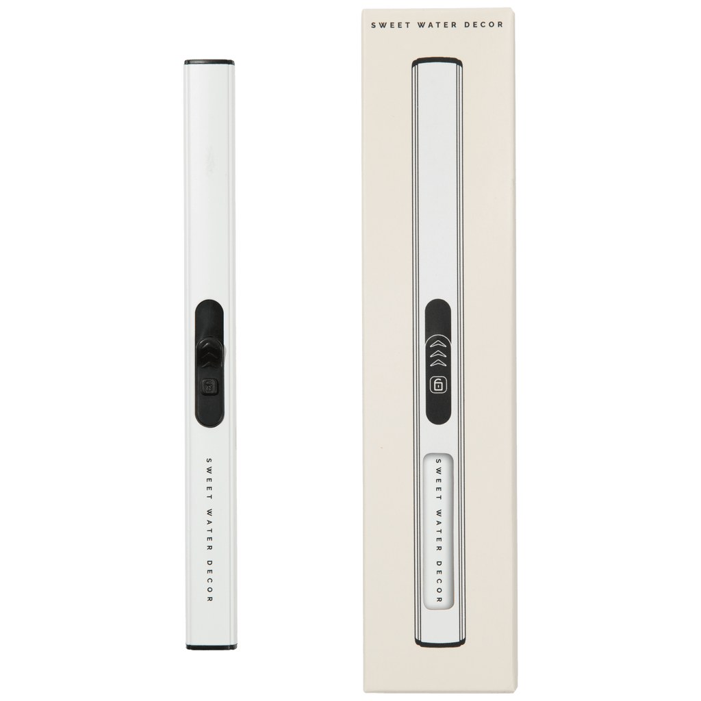 White Electric Lighter in - Rechargeable Lighters photo