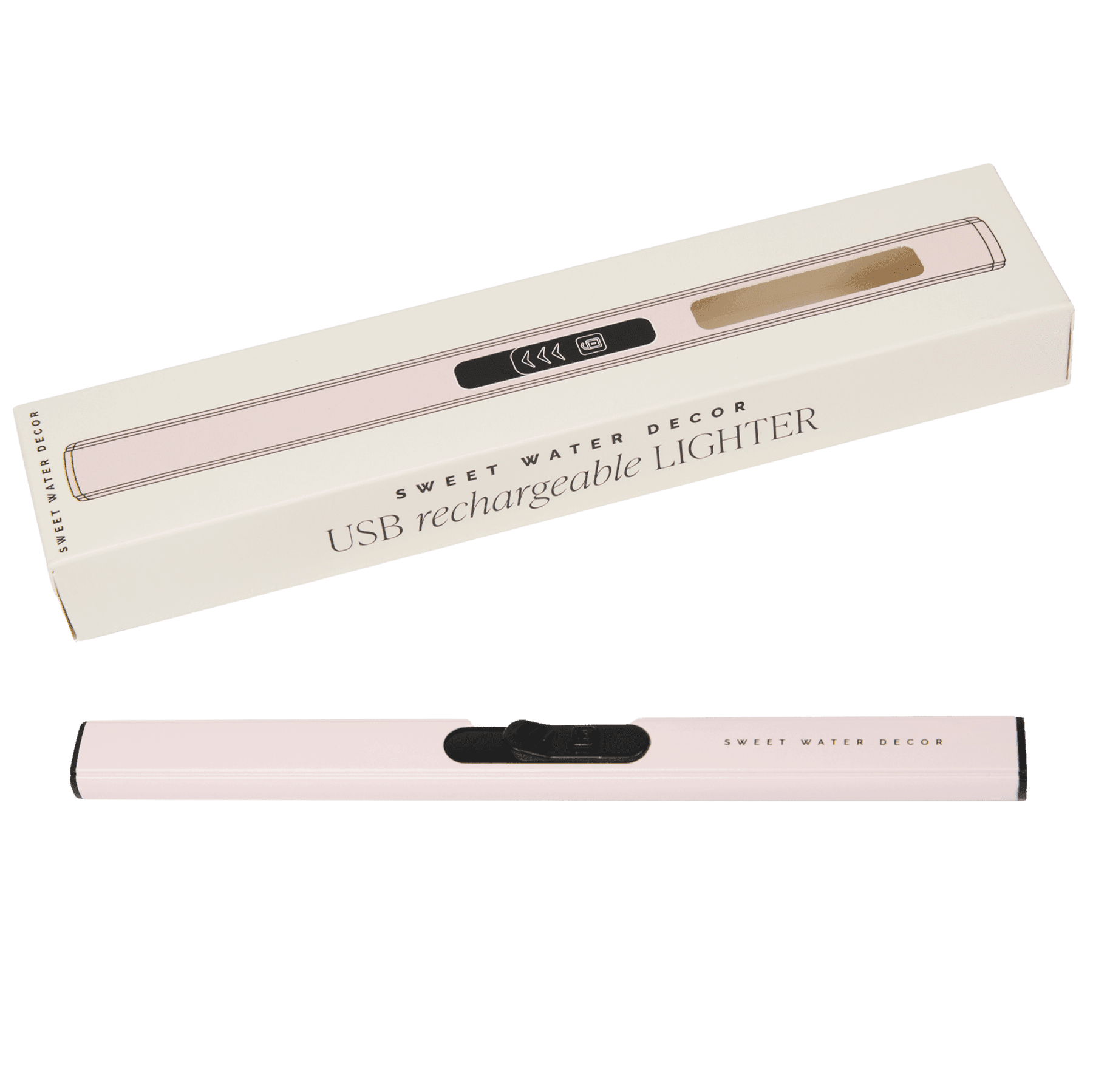 Blush Pink Electric Lighter - SwagglyLife Home & Fashion Blush Pink Electric Lighter - SwagglyLife Home & Fashion