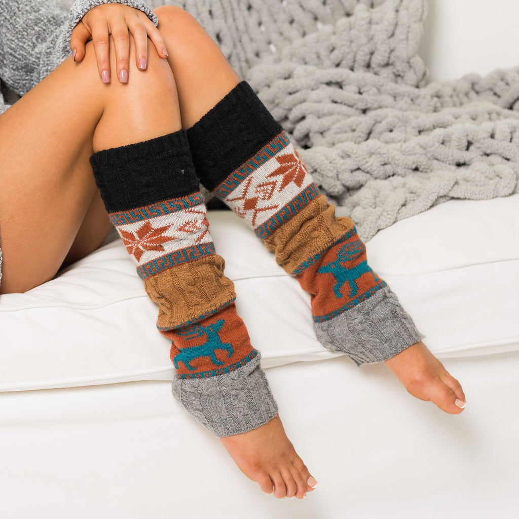 Nordic Snowflake Leg Warmer in - photo
