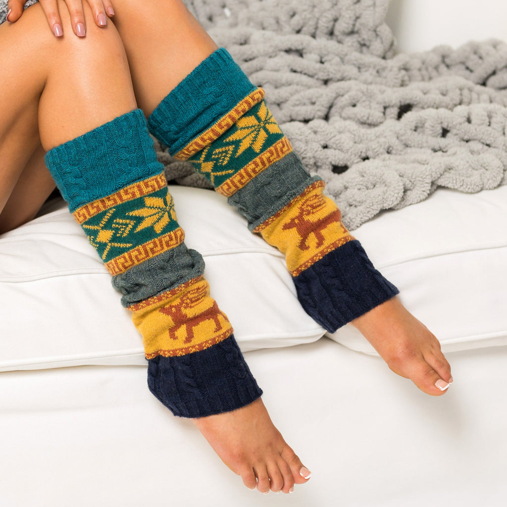 Nordic Snowflake Leg Warmer in - photo