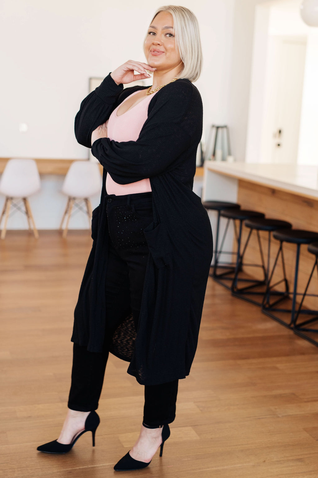 Lengths You'll Go Duster Cardigan in - Layers photo