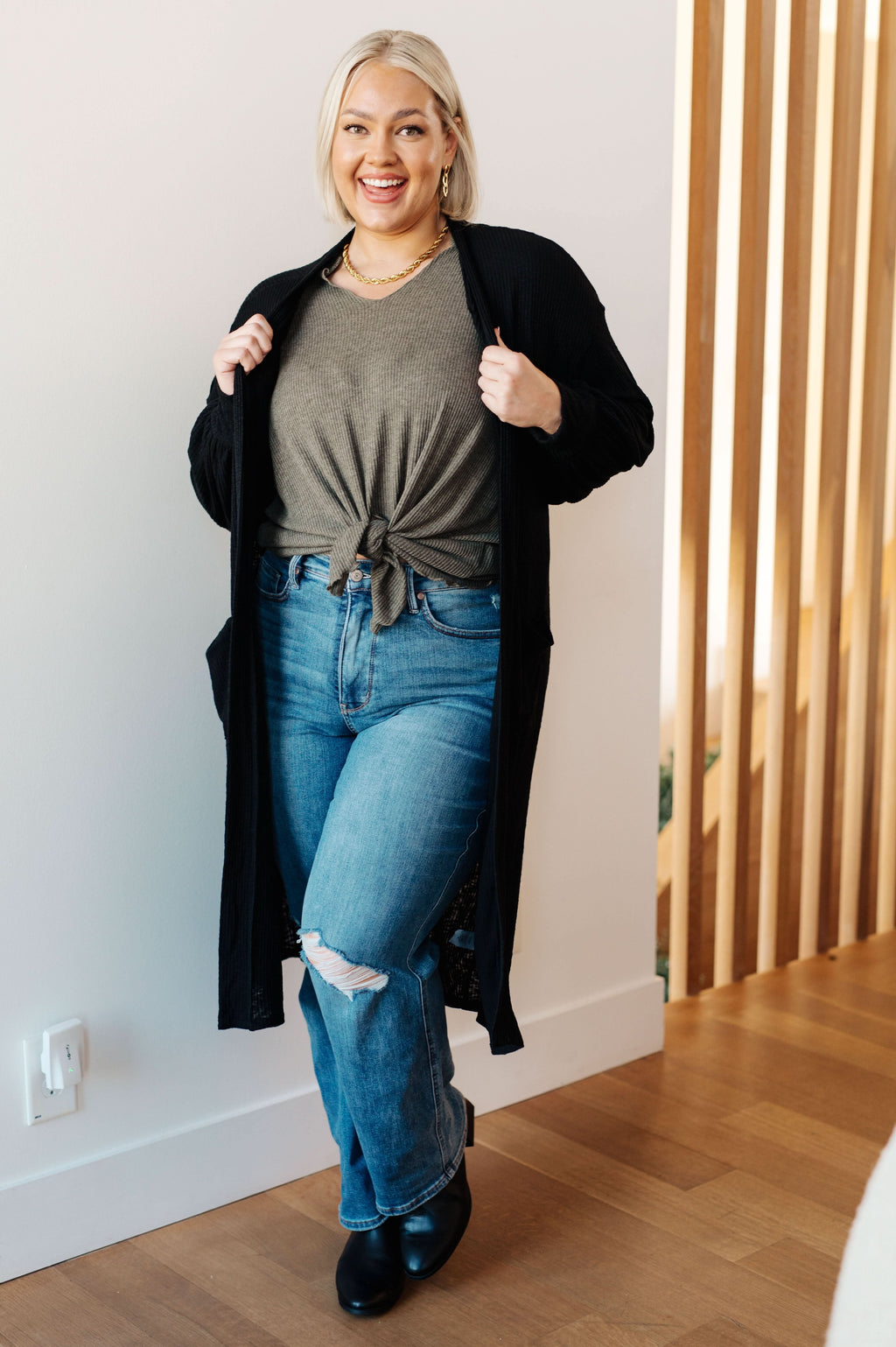 Lengths You'll Go Duster Cardigan in - Layers photo