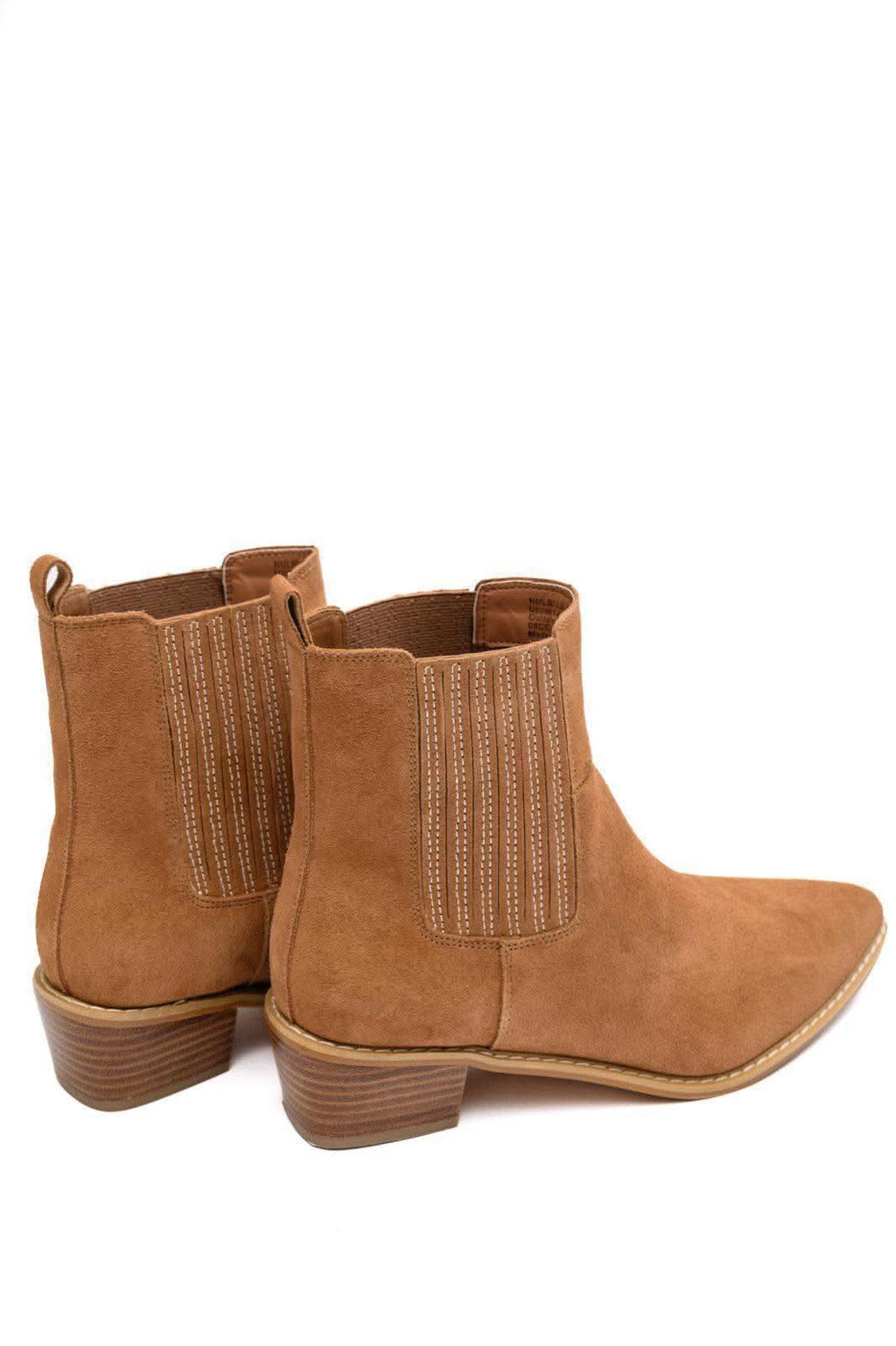 Naughty Monkey Leonor Suede Ankle Boot in Tan in - Shoes photo