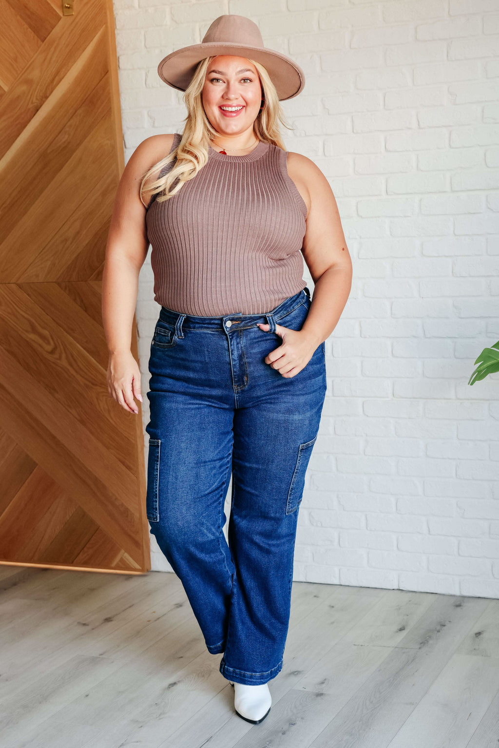 Let Me Hear it Ribbed Sweater Tank in - Tops photo