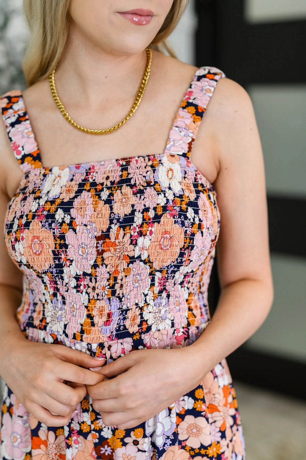 Live Your Best Life Floral Jumpsuit in Retro Floral in - Womens photo