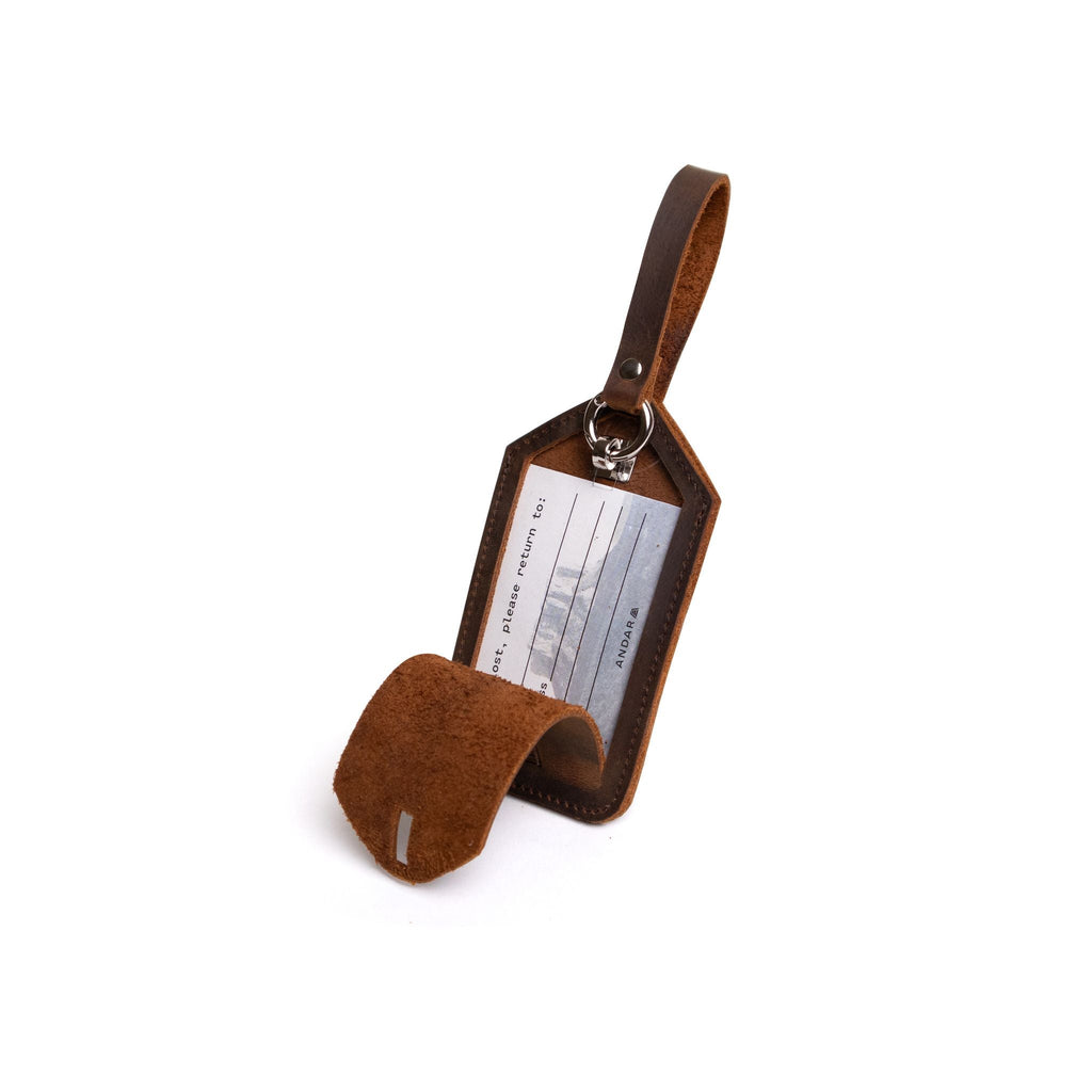 The Luggage Tag in Saddle Brown - Goods photo
