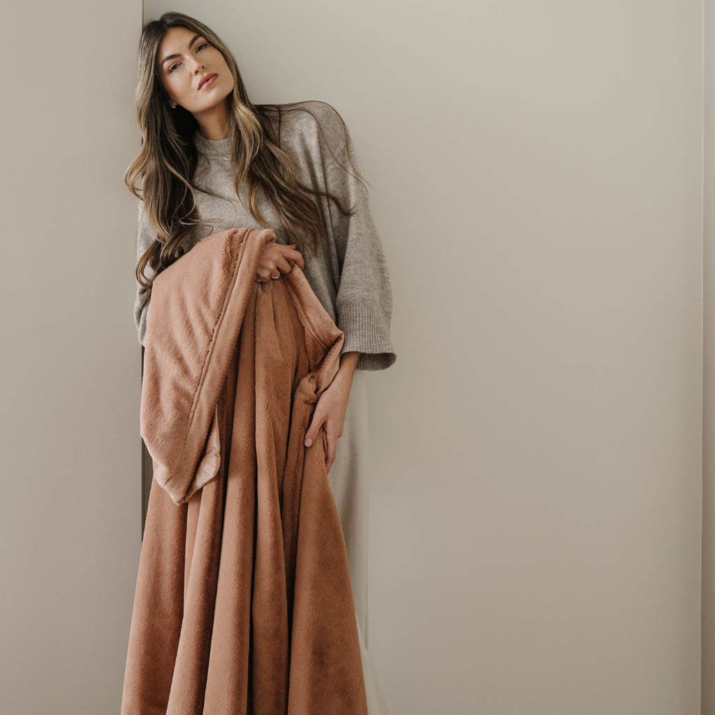 LUSH XL BLANKETS in Rosy - photo