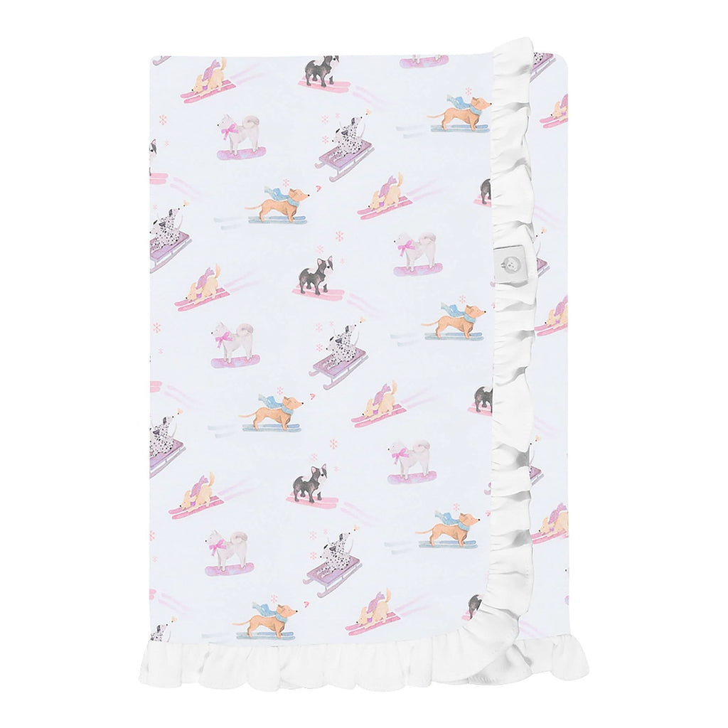 Ski Pups Girl Baby Blanket in - Blanket photo