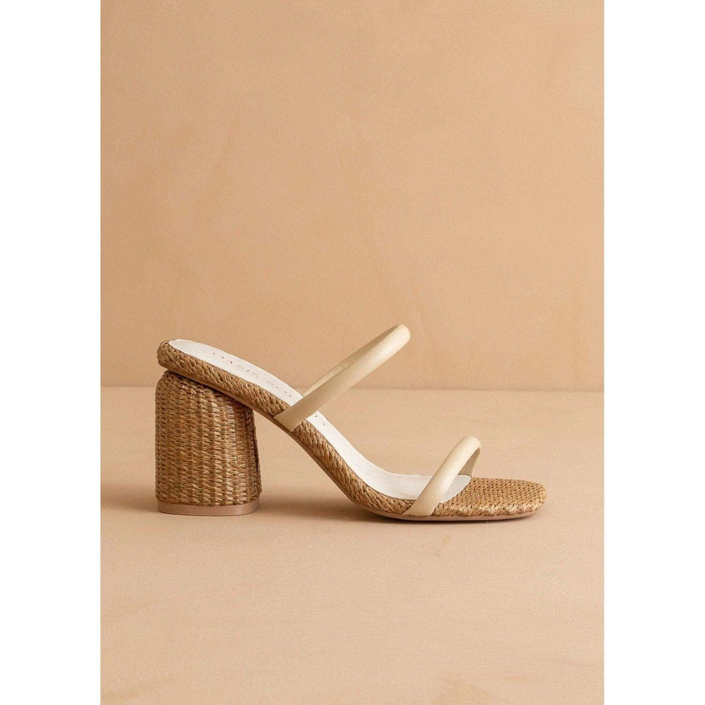 The Margaret | Butter Rattan Heel in - HEELS photo