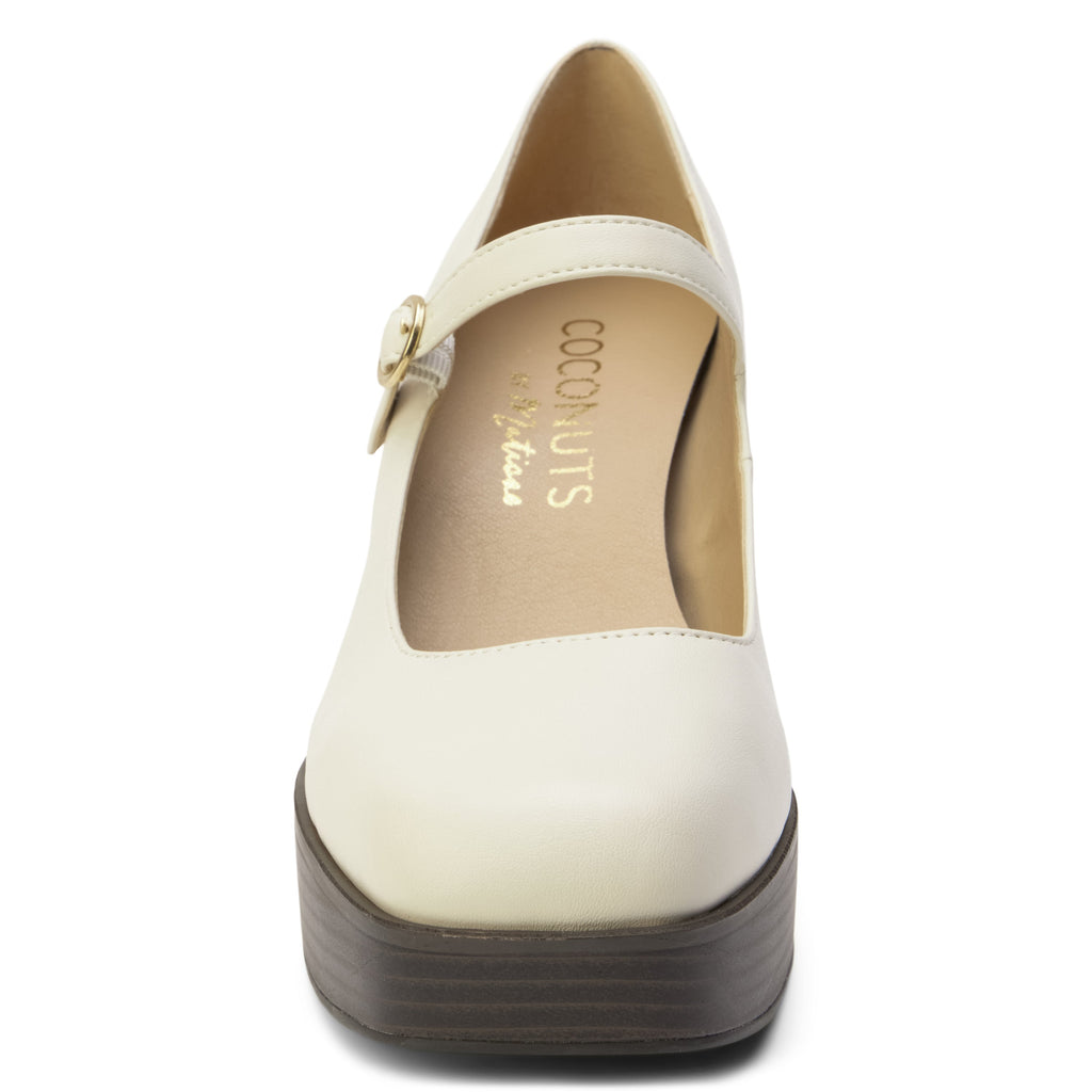Matilda Platform Heel in Bone in - Heel photo