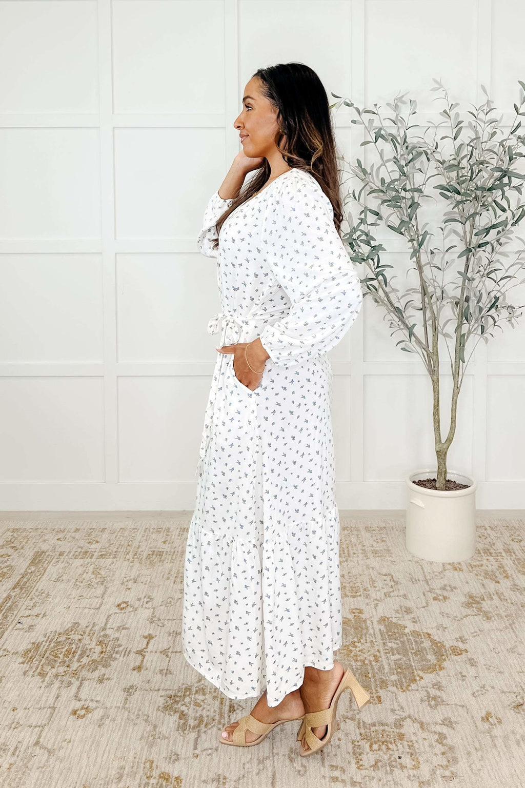 Maple Dress Floweret in - Maxi Dresses photo