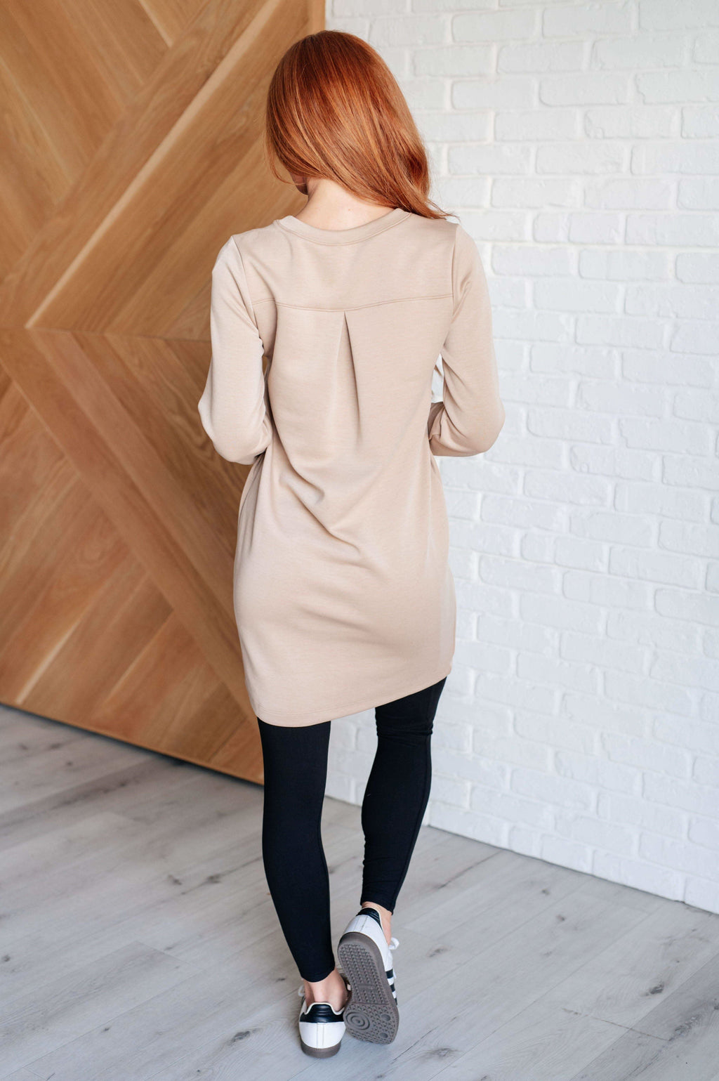 Milan Travel Shift Dress in Khaki in - Dresses photo