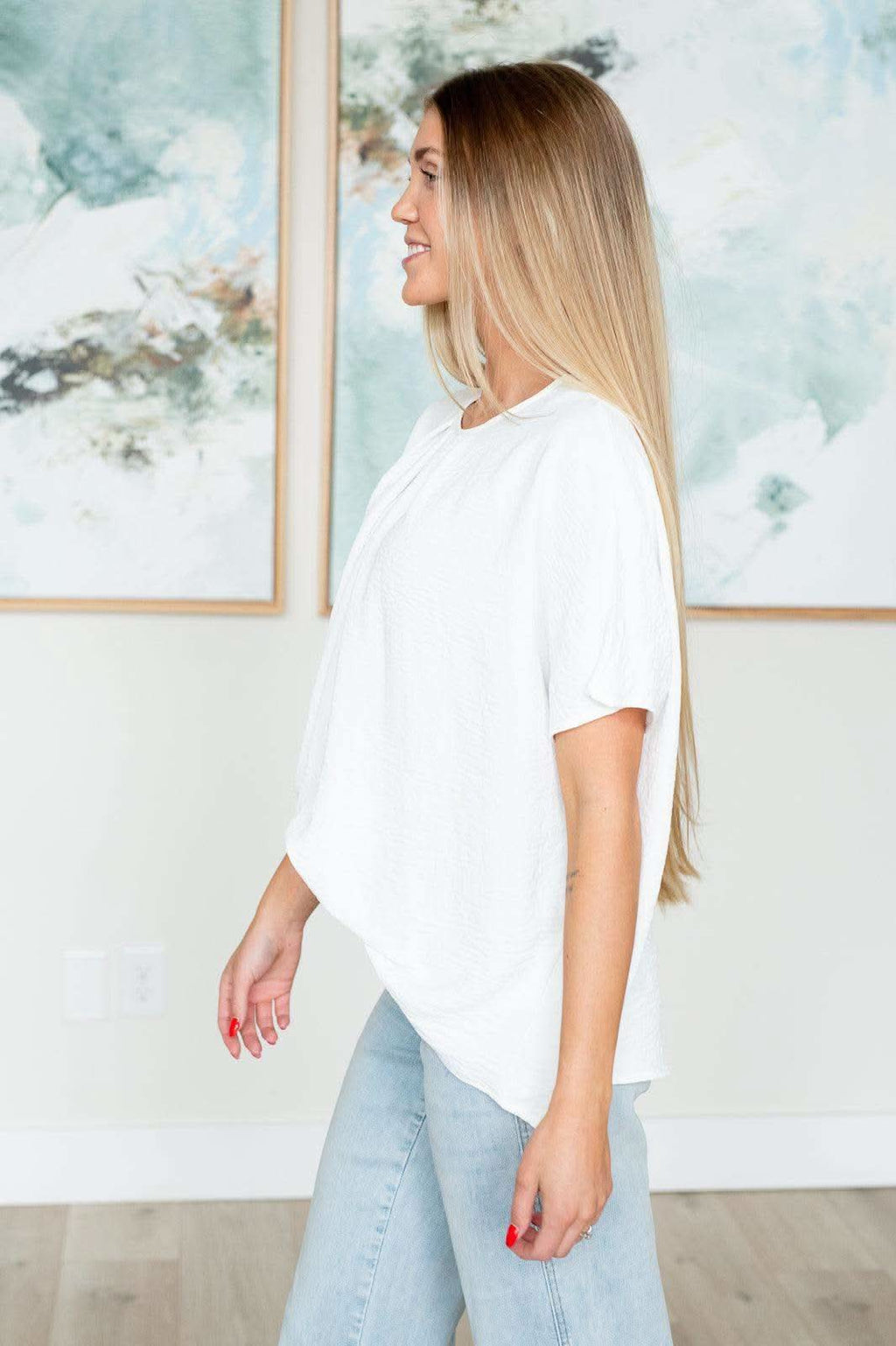 Mild Moments Pleat Detail Top in - Tops photo