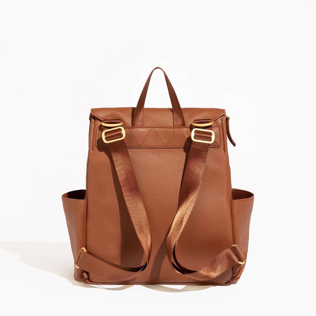 Freshly Picked Cognac Mini Classic Diaper Bag II in - Mini Classic Diaper Bag II photo