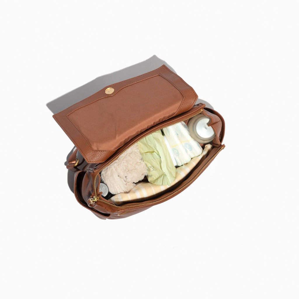 Stone Mini Classic Diaper Bag II in - Mini Classic Diaper Bag II photo