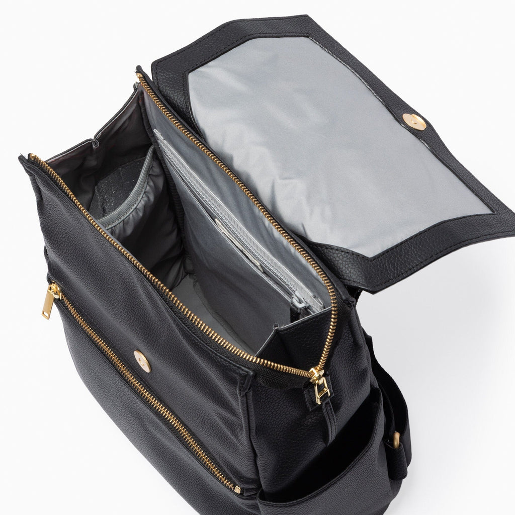 Freshly Picked Ebony Mini Classic Bag II in - Mini Classic Diaper Bag II photo