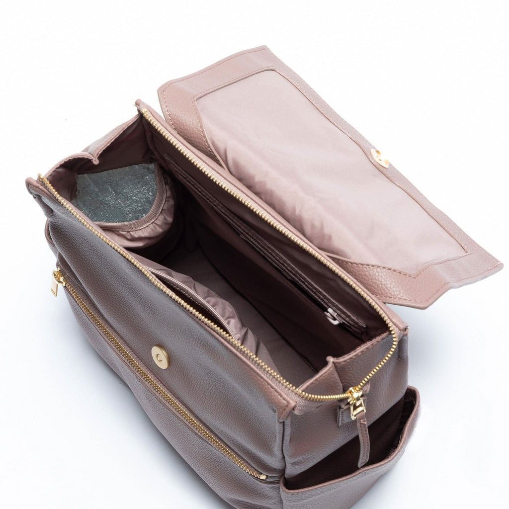 Freshly Picked Heather Mini Classic Diaper Bag II in - Mini Classic Diaper Bag II photo