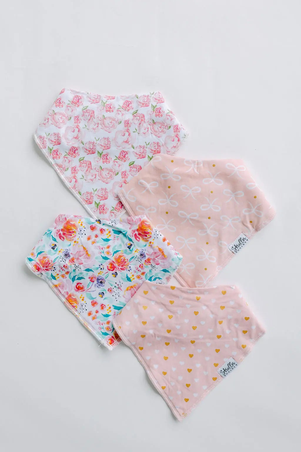 Bandana Bibs - Flowers, Hearts and Bows in - Baby Bibs photo