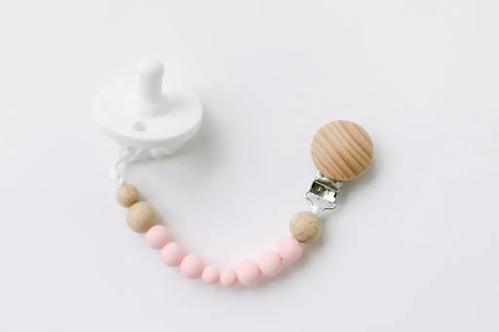 Pacifier Clip - Pink in - Accessories photo