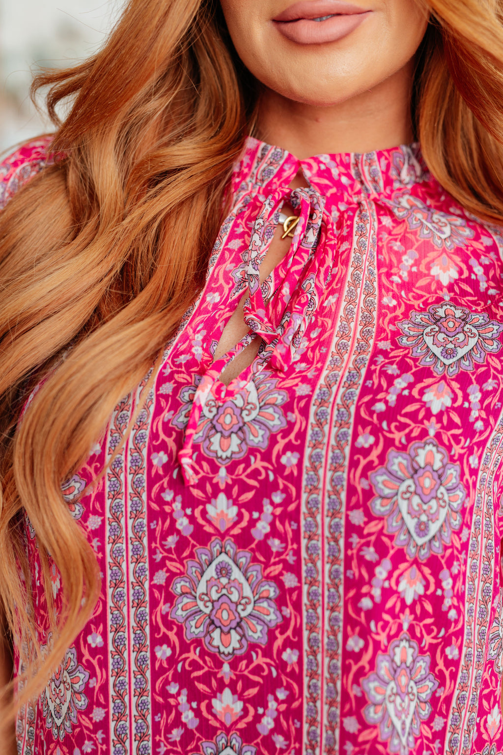 Moments Like This V-Neck Bell Sleeve Blouse in - Tops photo