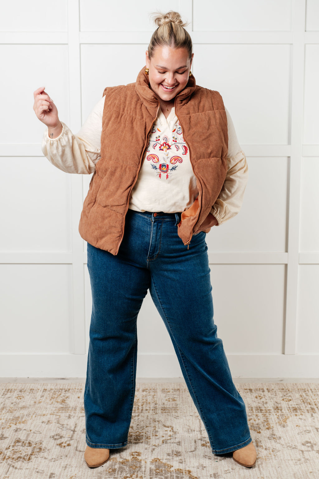 More Than You Would Think Embroidered Blouse in - Blouses photo