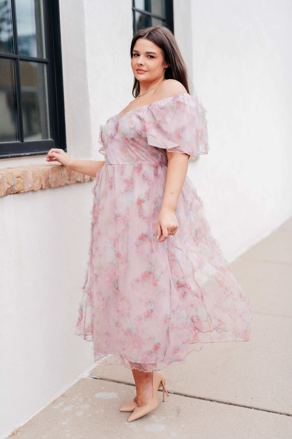 My Little Songbird Fluttersleeve Dress in - Dresses photo