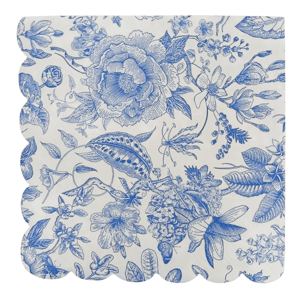 Blue Delft Cocktail Napkins in - cocktail napkins photo