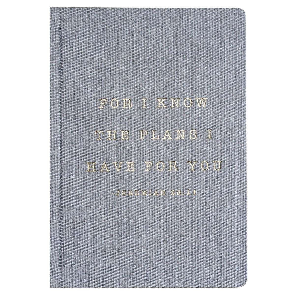 For I Know The Plans I Have For You Fabric Journal - SwagglyLife Home & Fashion